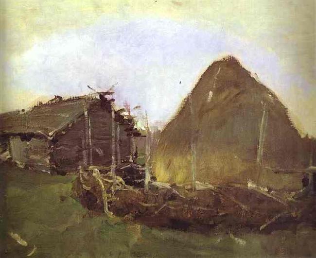 Valentin Serov Haystack